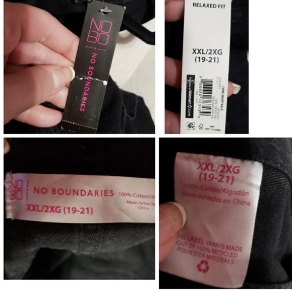 NWT, No boundaries Destructed Shortalls size XXL - Picture 3 of 5